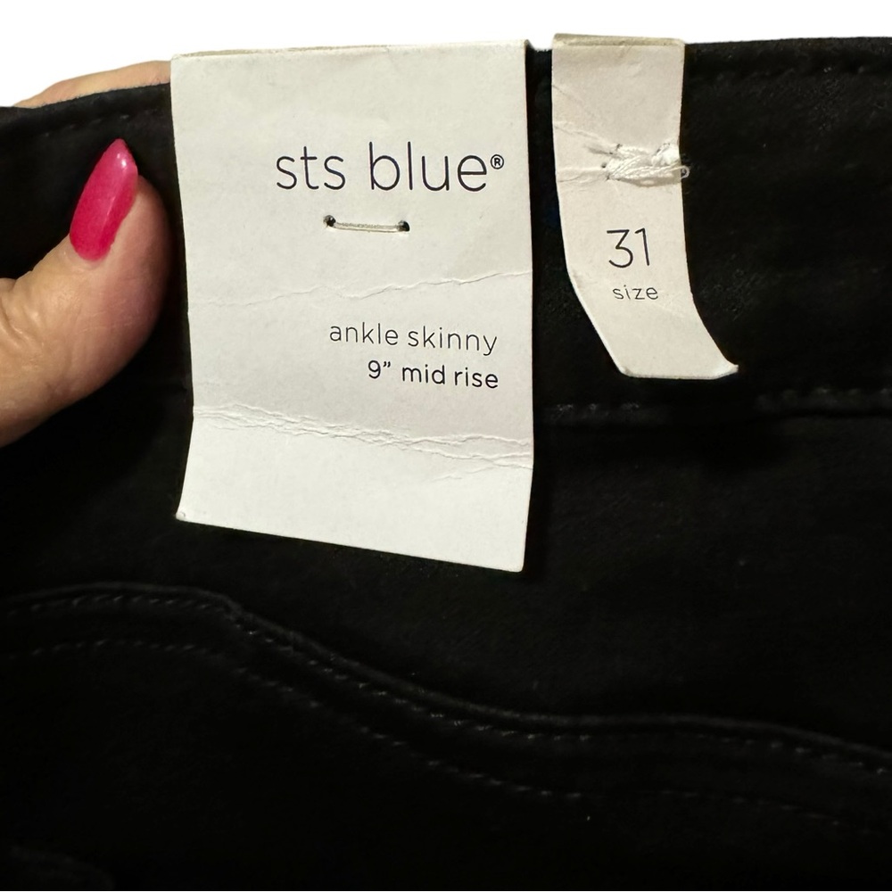 STS Blue - Tayah skinny Jeans - Black, Size 12/31 - NWT - Picture 5 of 5